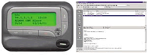 Automatic notification by pager or e-mail