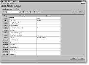Boolean logic equations