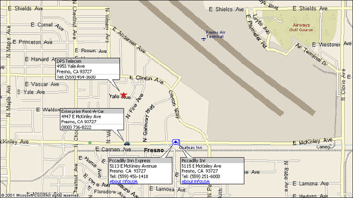 Factory Training Area Map