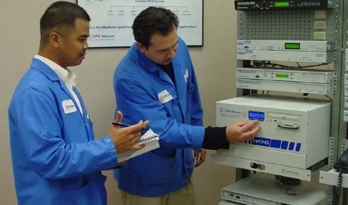DPS engineers work as a team to create new products.