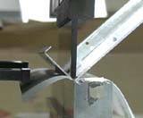 Press brake bending metal