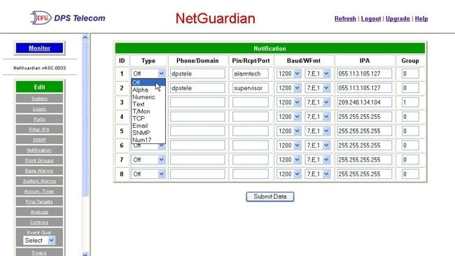 Set up to 8 different notifications for your technicians