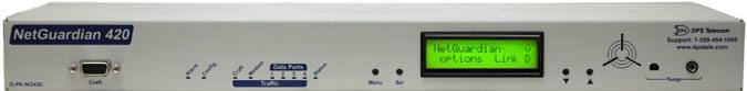 NetGuardian 420 with LCD screen Front Panel View