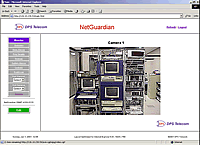 NetGuardian SiteCAM Browser Interface